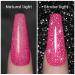 RARJSM Pink Gel Nail Polish - 7.5ml Reflective Glitter Neon Shimmer | Summer Candy Collection - Buy Online on GoSupps.com