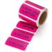 Carstens Medical Stickers - Sign & Return Alert Labels - Pink/Black - Roll of 100 - W1.5xH.75 - Buy Online on GoSupps.com