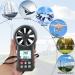 Buy Digital Anemometer | XRClif Wind Turbine Knife & Airflow Meter - USB & Bluetooth for Sailing Surfing & Kite Flying - Buy Online on GoSupps.com