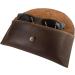 Handmade Bourbon Brown Sunglasses Case | Durable & Soft Accessory | Saddle & Hide Co. - Buy Online on GoSupps.com