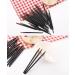 50-Piece Lip Brush Set - Pro Multifunctional Makeup Brushes for Lipstick and Gloss Application in Black - Buy Online on GoSupps.com