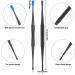 6-Piece Earwax Remover Spiral Silicone Kit - Soft & Flexible Ear Cleaner Tool for Adults & Kids - Buy Online on GoSupps.com