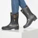 Joules Women's Molly Welly Rain Boot 9 - Black Multi Bees | Waterproof Boots - Buy Online on GoSupps.com