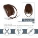 BARSDAR Clip in Fringe Human Hair - 100% Real Hair Extensions - French Bangs in 4# Brown - Washable/Dye-able - Pack of 1 - Buy Online on GoSupps.com