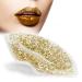 Lip mask hot cold compress lips ice sheet cooling mask cooling pads gel lip mask lip mask lip pads lip pads to reduce swellings protect and maintain your lips (gold)