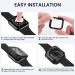 Waterproof Apple Watch Screen Protector Case Series 8 7 (45mm) - Tensea 2 in 1 Accessories, Tempered Glass Film, Rugged Matte Black Cover for Men & Women - Buy Online on GoSupps.com
