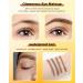 Eyebrow Powder Kit-2 Colors Soft Eye Brow Tinted Powder Palette Waterproof & Long Lasting Dark/Light Brown Brow Filler Professional Eyebrow Contour Makeup for Women with Mirror Brow Tool-Set1# 01# - Buy Online on GoSupps.com