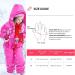 Andake Kids Ski Mittens Gloves | Waterproof & Breathable | Winter Warm Snow Gloves for Ages 4-6 | Toddler Baby Girls and Boys 4-6Y - Pink - Buy Online on GoSupps.com