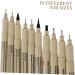 COHEALI Undercl 40 Pcs Waterproof Hook Line Waterproof Eyeliner Black Micro-pen Professional Art Pens Thin Line Writing Pens As Shownx4pcs 1 count (Pack of 1) - Buy Online on GoSupps.com