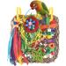Shop Colorful Bird Toys for Budgies & Parrots | Seagrass Swings Chewing Wood Toys & More - Buy Online on GoSupps.com