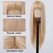 Allbell Long Straight Blonde Wig with Bangs - Natural Looking Synthetic Hair Wig for Women - Buy Online on GoSupps.com