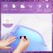 Morovan Gel Nail Polish Kit with UV Light - 6PCS Glitter Set for DIY Nail Art | Base, Top Coat & Remover Included - Buy Online on GoSupps.com