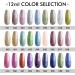 Lavender Violets 12ml Gel Nail Polish | Salon Quality Slate Rose-413 | UV LED Soak Off | Curing Manicure Pedicure - Buy Online on GoSupps.com