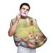 Spring Vintage Easter Rabbit Shaving Bib Gifts for Dad Waterproof Easter Beard Apron One Size Fits All Spring Easter Rabbit
