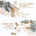 DOITOOL 2 Set Hairpin Bridal Hair Clip Flower Hair Clips for Women Wedding Womens Hair Clips Wedding Hair Clip Bridal Hair Comb Bridal Hair Accessories Bun Bridesmaid Crystal Zinc Alloy - Buy Online on GoSupps.com