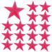 VILLCASE Embroidery Patches Star Patches 50 Pcs Star Iron-on Patch Velvet Embroidery Sequins Accessories Star Applique Embroidered Patch