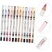  Beatifufu Set of 3 Eyeliner Pencils 12 Lip Pencils 12 Eyebrow Pencils 12 Eyeshadow Pencils for Party - Buy Online on GoSupps.com