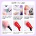 Saviland 500 Pcs Square Nail Tip & Glue Gel Kit with Mini UV LED Lamp - DIY Acrylic Nail Extension Set - Buy Online on GoSupps.com