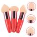 FRCOLOR 3pcs Little Mushroom Makeup Brush Set - Powder Puff & Foundation Sponge for Wet/Dry Application - Perfect Cosmetic Tool for Flawless Makeup - Buy Online on GoSupps.com