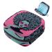 Menstruation pad bag with zipper women's napkin bag tampons collective bags for women and girls (African-American woman)