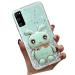 Tivenfezk Nadoli for Samsung Galaxy S20 plus rabbit hidden stand shell caricature glitter rabbits stand soft silicone bling cell phone case transparent protective cover samsung galaxy s20 plus green
