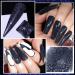 MIZHSE Diamond Gel Nail Polish Set - Reflective Glitter BD-005 Dark Blue - Soak Off LED Lamp Manicure Kit for Beginners at Home - Buy Online on GoSupps.com