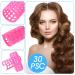 Aster 30-Piece Curler Set | Plastic Hair Rollers | Heatless DIY Hair Styling for Women | Multiple Sizes & Colors - Buy Online on GoSupps.com