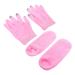 POPETPOP POPETPOP 1 Set And Foot Mask For Women Socks Night Lotion For Women Moisturizing Fabric Gel Pink Girl And Child
