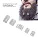 300 Pieces Silver Beard Beads - DIY Retro Lightweight Viking Hair Accessories for Men & Women - Buy Online on GoSupps.com
