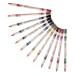 FRCOLOR Colors Eyeliner 12 Pieces Color Eyeliner Pencil Colored Pencils Colorful Colored s Makeup Lip Line Make Up Wooden Waterproof