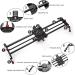 Motorized Time Lapse Camera Slider Track Dolly Rail System with Follow Focus - 31-80cm - Buy Online on GoSupps.com