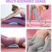 Neck & Back Stretcher 2-in-1 | Posture Correction Device for Neck & Back Pain Relief | Purple Back Massage Support - Buy Online on GoSupps.com