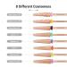 MelodySusie Super Long Nail Drill Bits 5 in 1 Carbide Tungsten Manicure & Pedicure Tool Professional Rose Gold Series Bit-X - Buy Online on GoSupps.com
