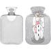 Buy Cats in Santa Hat Hot Water Bottle - 2L Soft Fleece Cover for Hot & Cold Compresses | International Shipping Available - Buy Online on GoSupps.com
