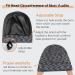 iCooBreeze Satin Hair Bonnet: Silky Satin Lined Sleep Cap for Women and Men - Pink - Buy Online on GoSupps.com