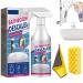 Bathroom Descaler Stubborn Stains Cleaner Bathroom Descaler Cleaner Bathroom Descaler Foam Cleaner All Purpose Rinse Cleaning Foam for Bathroom (1Pcs)