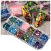 Holographic Nail Art Glitter Flakes - 12 Grids | Hexagon Sequins for Manicure Decoration - Buy Online on GoSupps.com