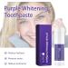 2PC Purple Toothpaste for White Teeth | Whitening Toothpaste for a Glowing Smile | Effective Purple Toothpaste for Yellow Teeth - Buy Online on GoSupps.com