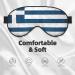 Buy Greek Flag Eye Mask | Soft Adjustable Sleep Mask for Ultimate Comfort | Unisex Nighttime Eye Shade - Buy Online on GoSupps.com