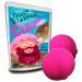 Gears Out Giant Bearded Clam Bath Bombs - Funny Pink Clam Design - XL Bath Fizzers for Women - XL Pink Bath Balls  Handcrafted  Made in America  2 pk