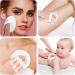 Sibba 4 Inch Round Velour Powder Puff - Soft, Washable & Reusable Makeup Tool - Buy Online on GoSupps.com