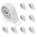 EUPSIIU 8 Pcs Fix Leg Bag Straps Urine Drainage Bag Strap Catheter Fix Leg Strap Fixation Tapes Velcro Strap Catheter Tube Holder Catheter Leg Strap for Incontinence Urine Bag (White)