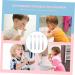 Shop Homsfou Soft Children's Toothbrush - 3 Pack in Assorted Colors | Bulk Baby and Kids Toothbrush for Gentle Cleaning | Ideal for Home Dental Care - Buy Online on GoSupps.com