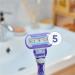 Gillette Venus Deluxe Smooth Swirl Women's Razor + 3 Blade Refills | Flexiball Technology, Lubrastrip with Vitamin E - 4 Piece Set - Buy Online on GoSupps.com