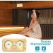 Fukamou Wooden Sauna Thermometer & Hygrometer | Accurate Temperature & Humidity Meter | Essential Sauna Accessories - Buy Online on GoSupps.com