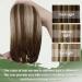 Hetto Real Hair Clip-In Balayage Extensions | Chocolate Brown to Caramel Blonde | #4/27/4 | 120g 45cm - Buy Online on GoSupps.com