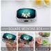 White Dream Catcher Pill Box - 2 Compartment Decorative Metal Pill Organizer for Travel | Portable Feather Print Medicine Case - Buy Online on GoSupps.com