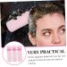 FRCOLOR 3pcs Medicine Bottle Applicator Set Shampoo Color Dye Root Bottle & Scalp Scrubber | Pink Perfect for Home Hair Coloring - Buy Online on GoSupps.com