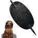 Hair Barrette with Stick | Faux Leather Hair Barrettes Stick Hair Clip | Leather and Stick Hair Slide Hair Pins Ponytail Holders Hair Accessories for Women Girls Black - Buy Online on GoSupps.com