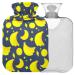 NAANLE BANANANA MOON STARES hot water bottle with cover Transparent hot water bottle 1l of warm head for bed Handfoot Warmer pain relief heat and cold therapy